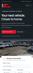 Southern Car & Commercials mobile website