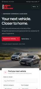 Southern Car & Commercials mobile website